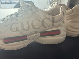 Gucci Sneaker weiss Gr. 37,5 sehr guter Zustand für Frühling