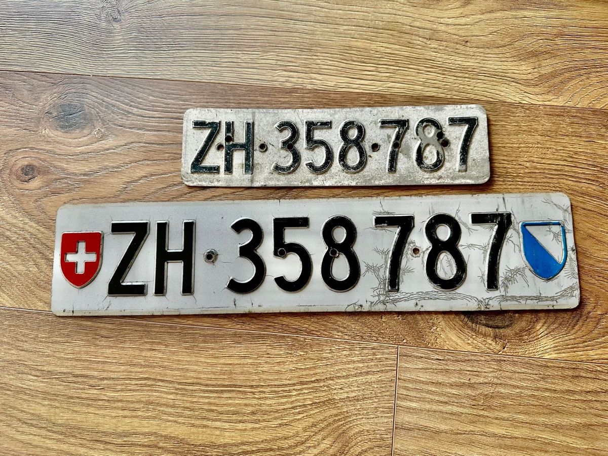 Insegne: ZH Kontrollschild zu verkaufen – Usato da Wädenswil venduto da Garlitoo