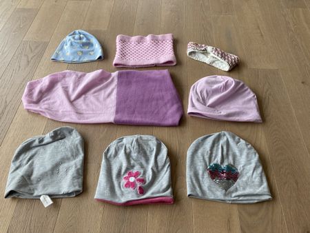 Mädchen Mützen und Schals Set verschiedene Ausführungen