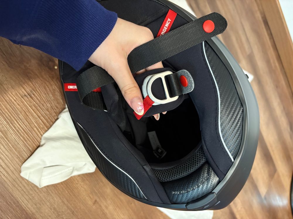 Caschi & visiere: Scorpion EXO-1400 Air Motorradhelm – Grösse M, matt schwarz – Usato da Schnottwil venduto da ramboolexi 3