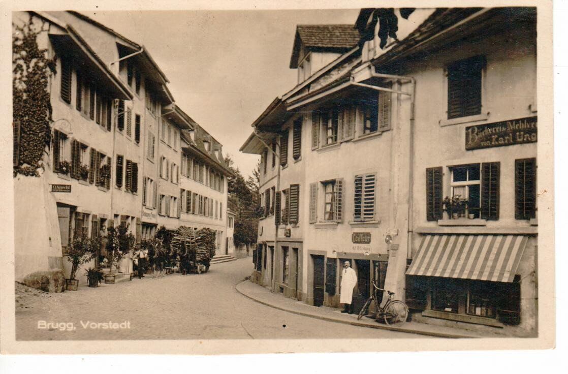 Ansichtskarten: Brugg,  Vorstadt – Gebraucht aus Wolhusen von Curver9