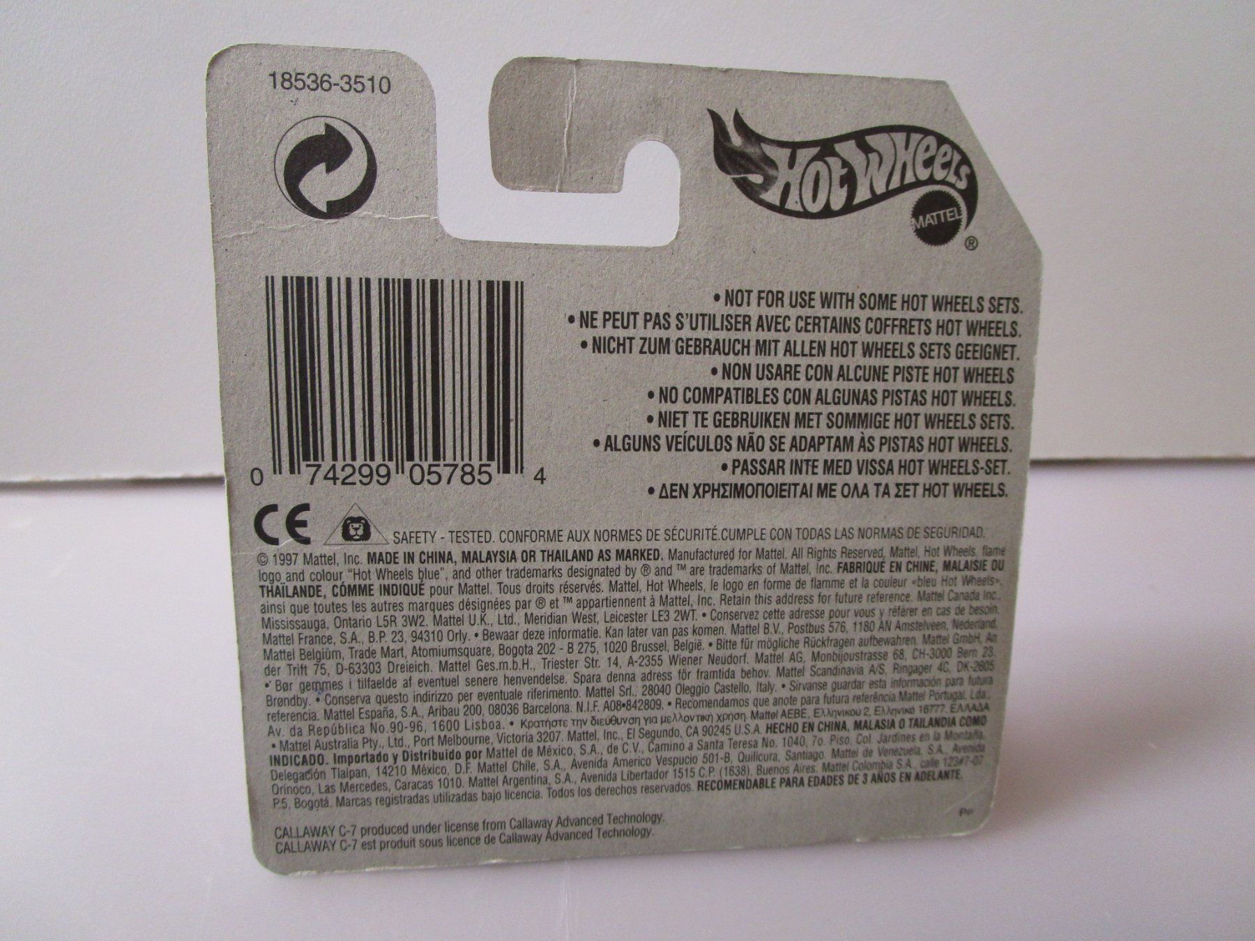 Hot Wheels Modellautos: HOT WHEELS  CALLAWAY C-7  - 18536 – Neu und originalverpackt aus Chêne-Bourg von breno56 4