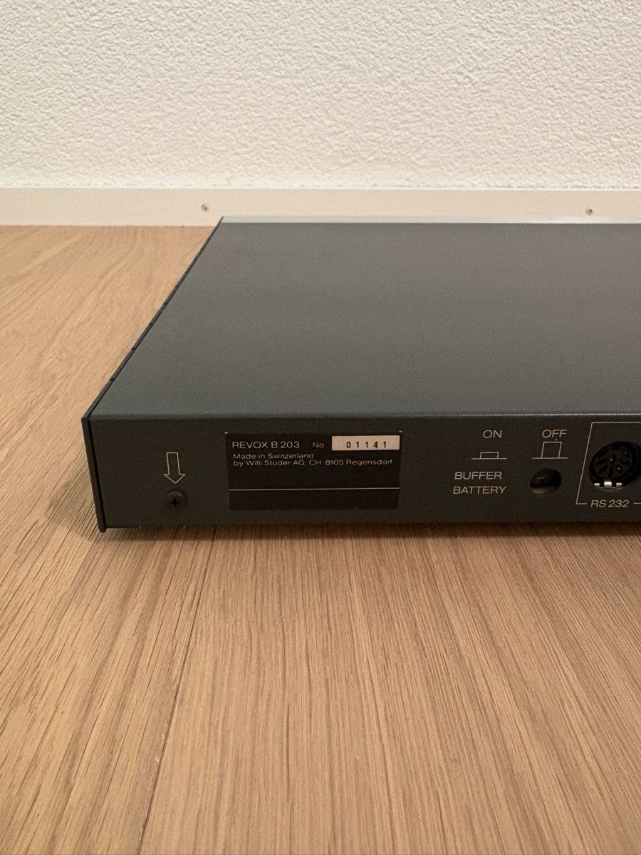Revox Fernbedienungen: Revox B 203 Timer Controller – Gebraucht aus Dornach von manu10 6