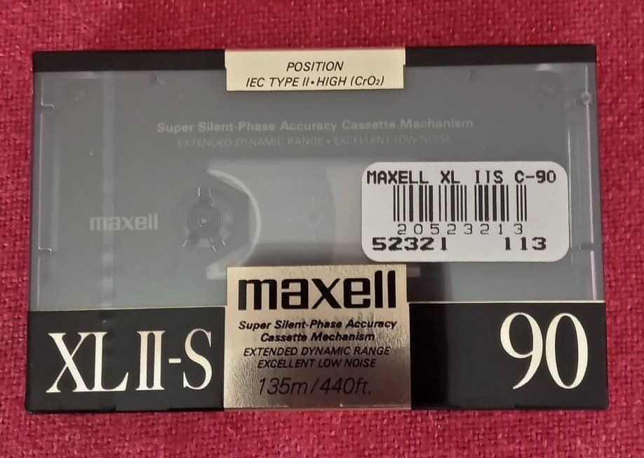 Kompaktkassetten: MAXELL XLII-S 90 - Type II High position - cassette scellée – Gebraucht aus Le Locle von borgespatricia