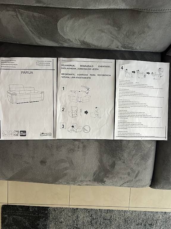 Divani: Relax-Sofa PARUA mit Liegefunktion – Usato da Lyss venduto da pat_h2lb 4