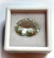 Améthyste verte ovale 16x12 mm - Valeur 60.- Fr