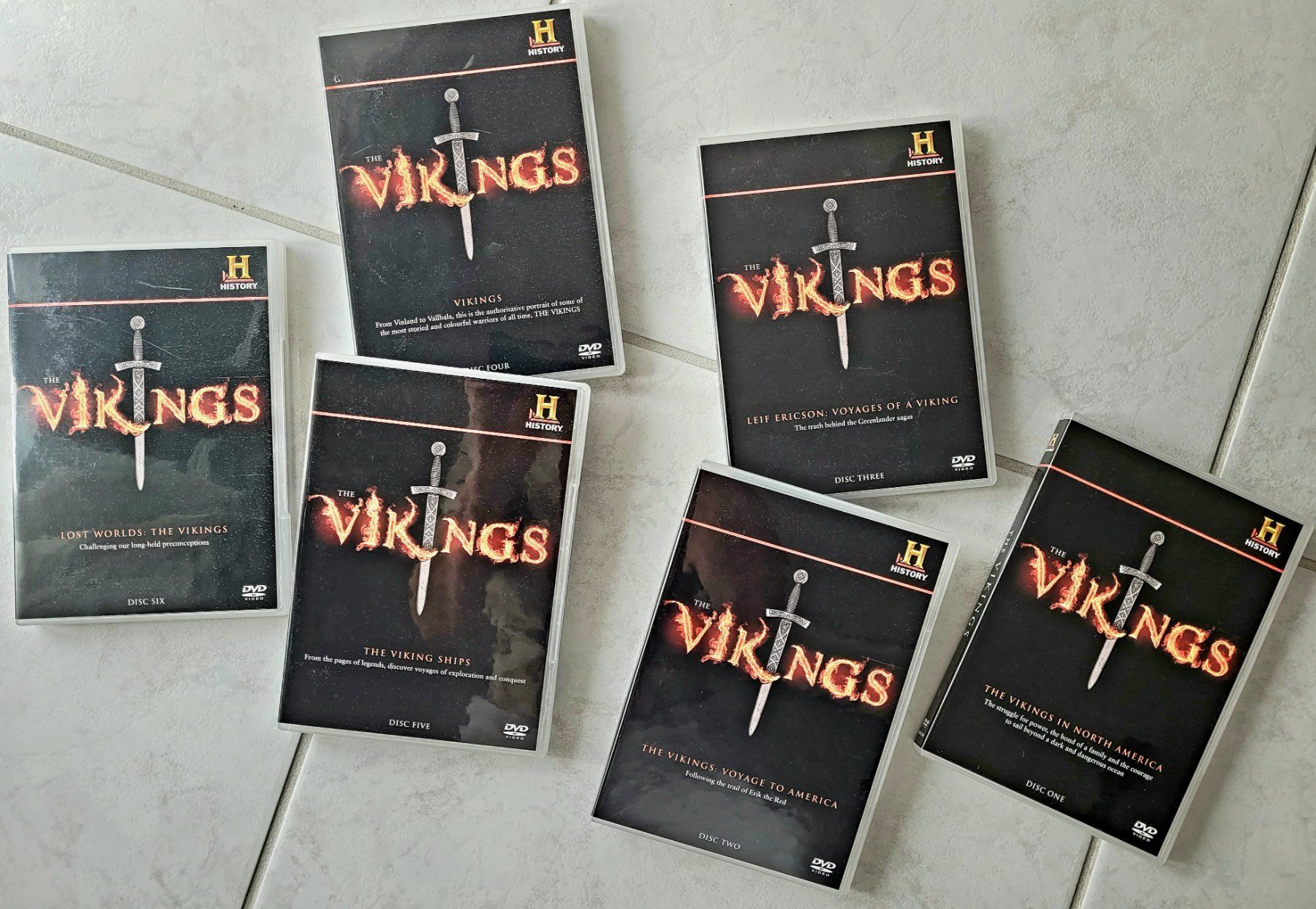 Tutti i DVDs: VIKINGS DVD-Dokumentation – Usato da Oberuzwil venduto da rtr_wp6m 2
