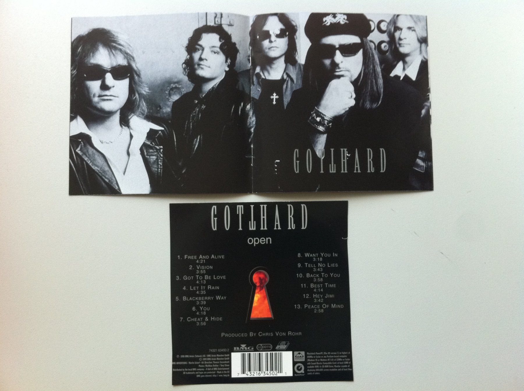 CD: CD Gotthard "open" 1998 – Usato da Brunnen venduto da Artemis53 1