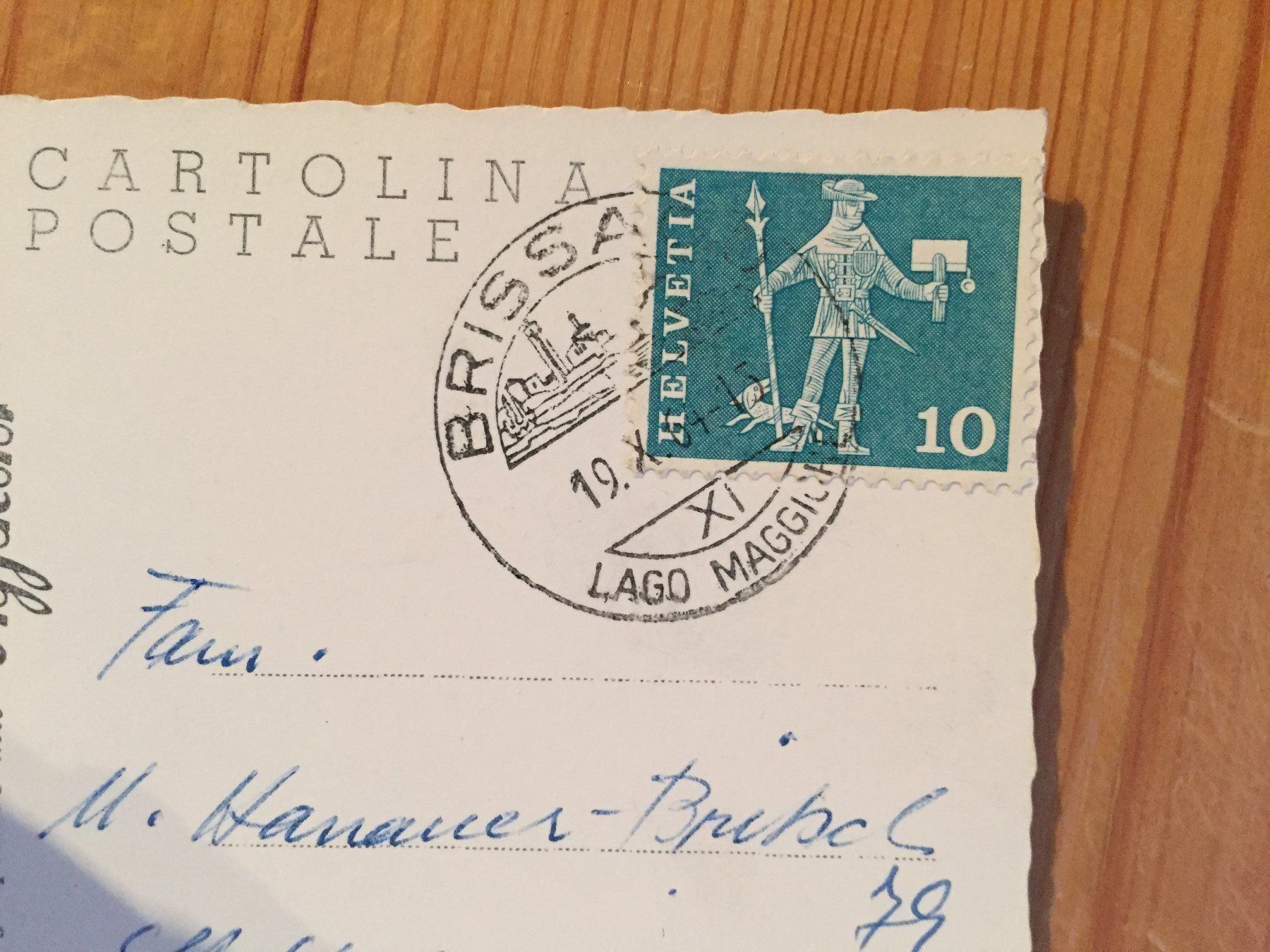 Cartoline postali: Ronco bei Ascona - AK 1964 – Usato da Oberuzwil venduto da Henri09 1