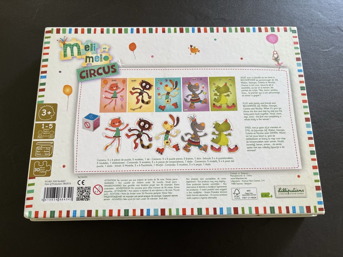 Giochi: Jeu société éducatif Liliputiens 3 ans+ – Usato da Chénens venduto da RosaLine 2