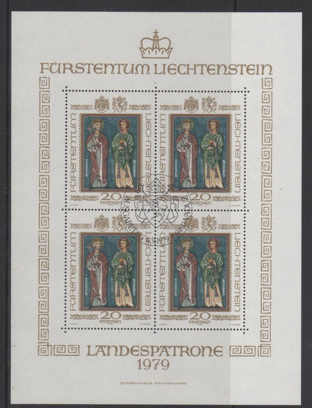 Tutti i francobolli: Liechtenstein 1979 SBK Nr.672I ET-O – Usato da Remetschwil venduto da Hofiii