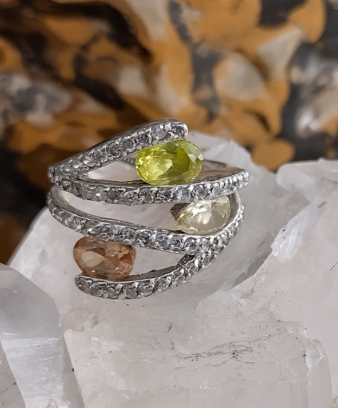 Anelli: COCKTAIL RING IN 925 SILBER – Usato da Romanshorn venduto da Glitzer-Paradies 2