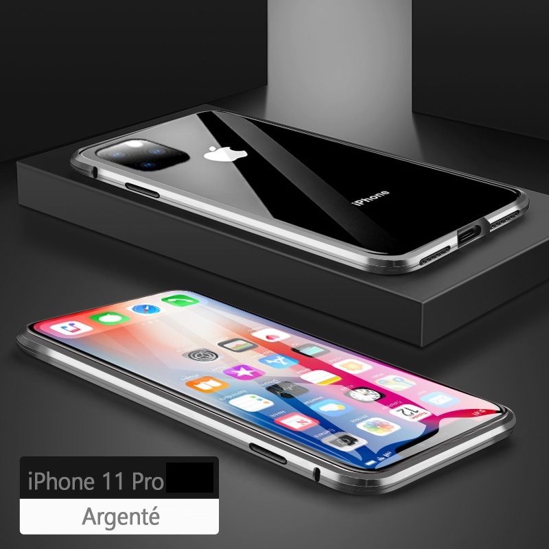 Cover & Protezioni schermo: iphone 11 pro - Etui metal solide avec double face de verre – Nuovo e nell'imballaggio originale da Morges venduto da DigiAC 2