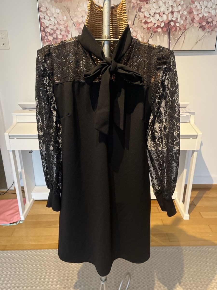 Vestiti: schwarzes Kleid mit Spitze, S – Usato da Solothurn venduto da Bobesch08 5