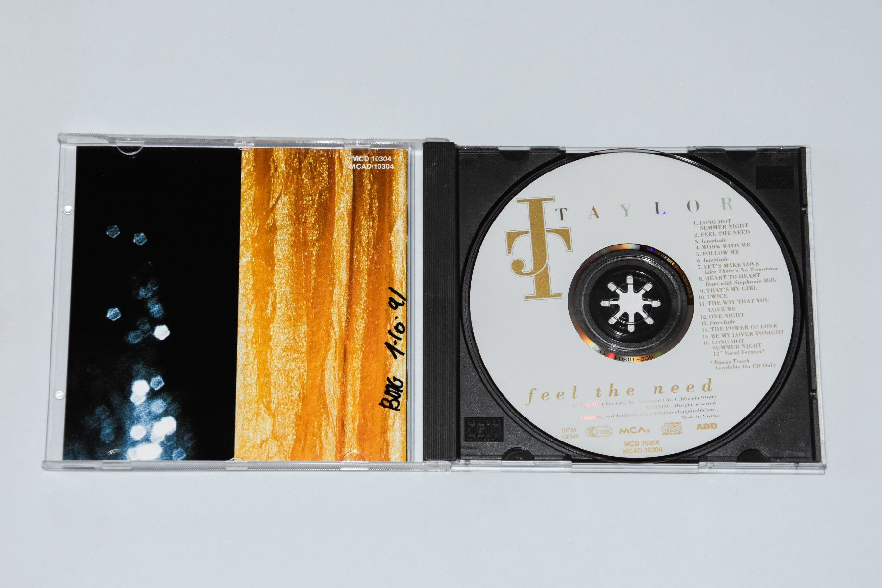 CD: J.T. Taylor - Feel the Need – Usato da Belmont-sur-Yverdon venduto da ag97 1