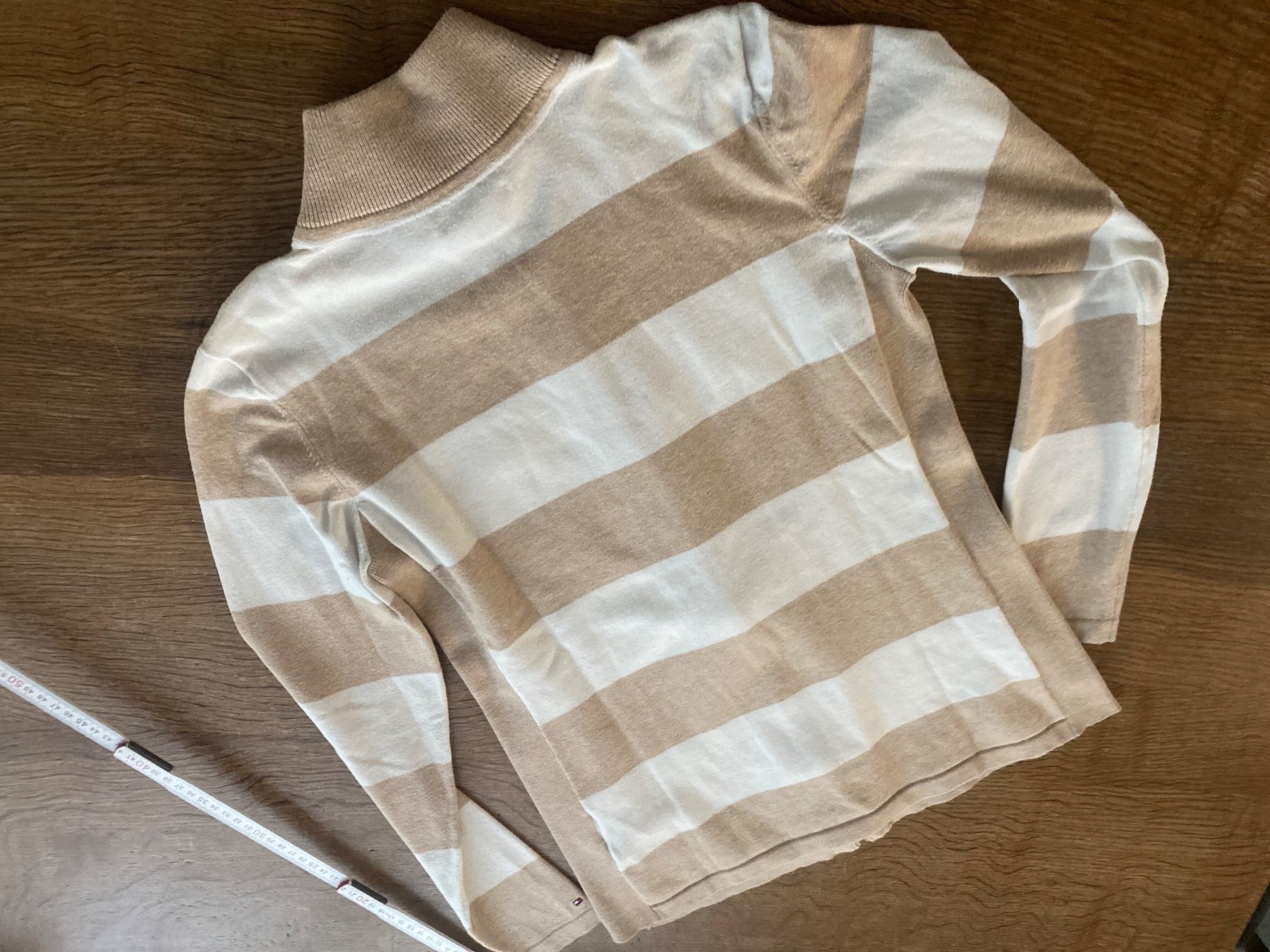 Tommy Hilfiger Giacche: TH TOMMY HILFIGER JACKE/Jäckli/Pullover Gr.S mocca/weiss – Usato da Frauenfeld venduto da Boldi46 2
