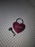 Cadenas cœur Saint Laurent avec clé rose 