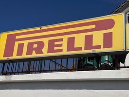 Original Pirelli Leuchtreklame / Werbeschild Rarität!