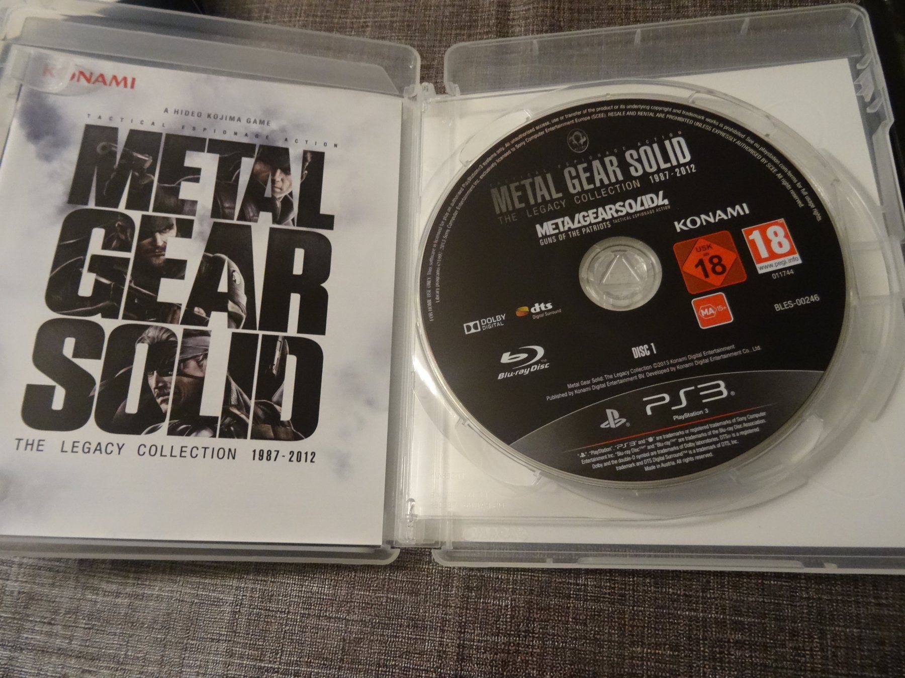 Sony Giochi: Metal Gear Solid The Legacy Collection PS3 OHNE DISC 2 – Usato da Olten venduto da Disc-Ausverkauf 3