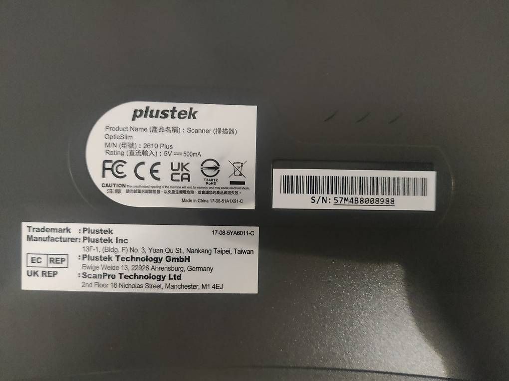 Scanneurs: Plustek OpticSlik 2610 Plus A4 Scanner – D'occasion à Basel par Tiimob 2