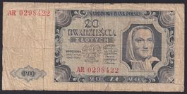 Polen 20 Zlotych 1948