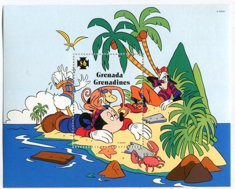 Tutti i francobolli: Block Walt Disney. Micky Maus. Grenada – Nuovo e nell'imballaggio originale da Basel venduto da Butsch5