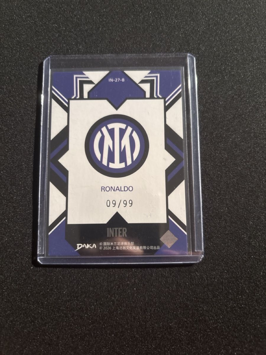 Carte collezionabili: Inter - Ronaldo - R9 - Daka - 09/99!!! - Jersey Numbered – Usato da Kaiseraugst venduto da Baum_12 1