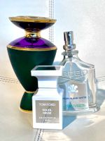 Leere Parfum-Flaschen (Tom Ford, Bulgari, Creed)