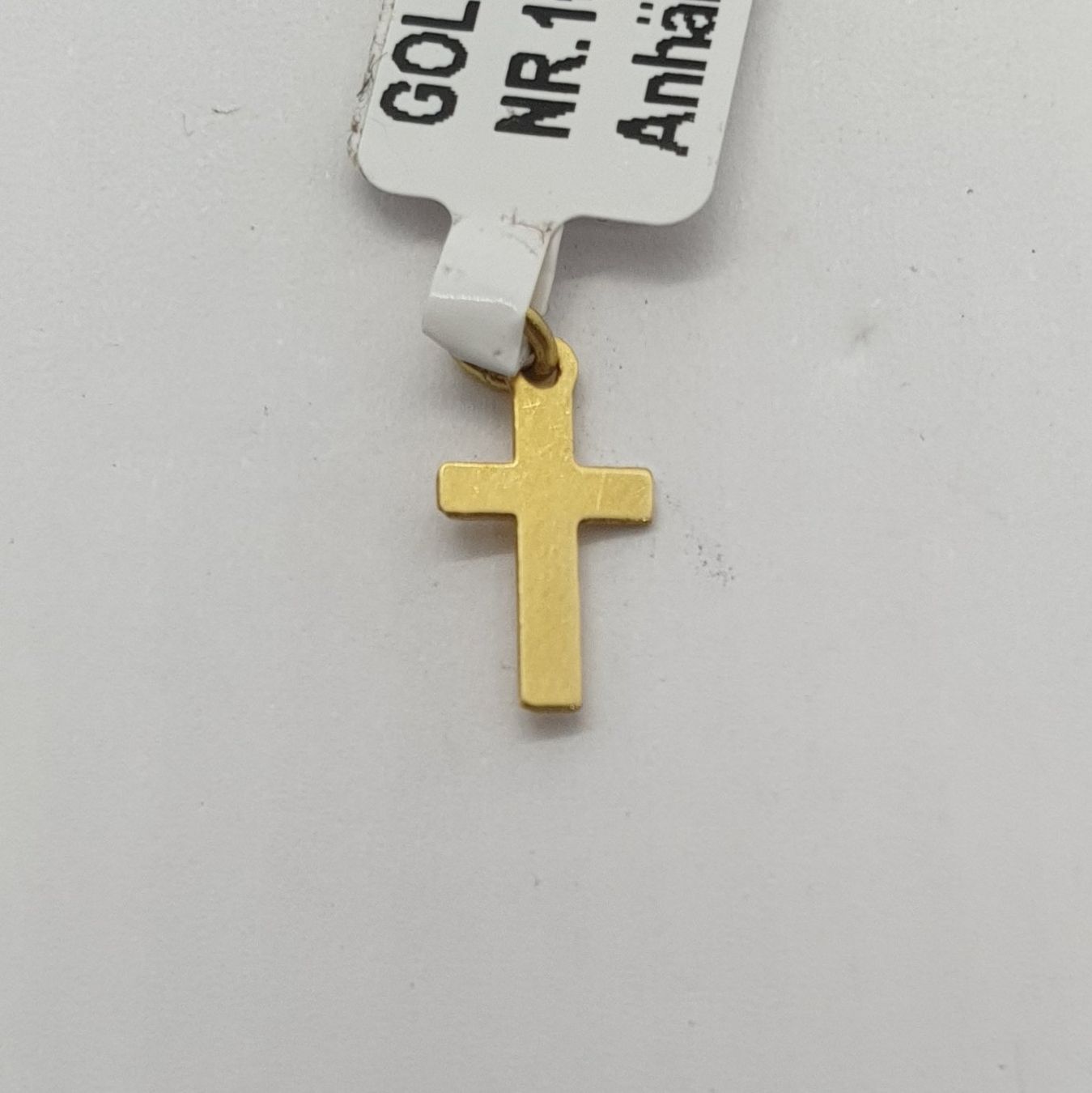 Ciondoli: Echt 18K Gold - Kreuz Anhänger – Usato da Luzern venduto da Goldhaus-Luzern
