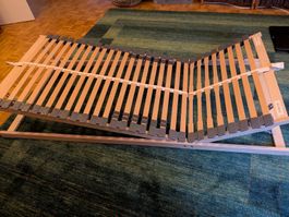 Lattenrost verstellbar, Vollholz allnatura, 200x90 cm