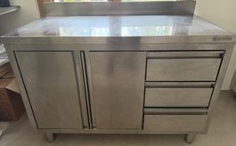 GastroHero Arbeitsschrank PREMIUM | 1200x600mm |3 Schubladen