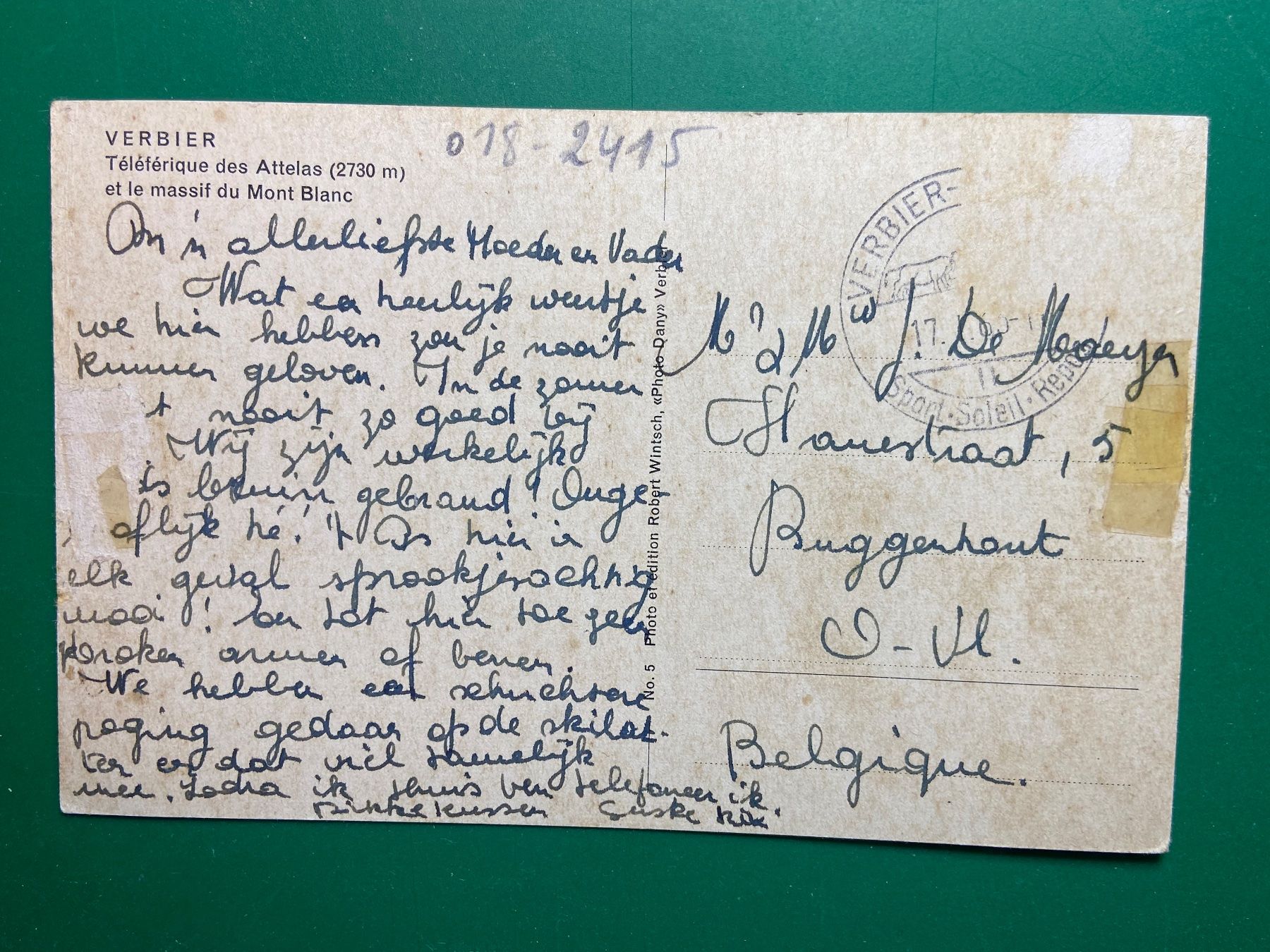 Cartoline postali: Verbier - Téléférique des Attelas – Usato da Steg VS venduto da _vinci_ 1