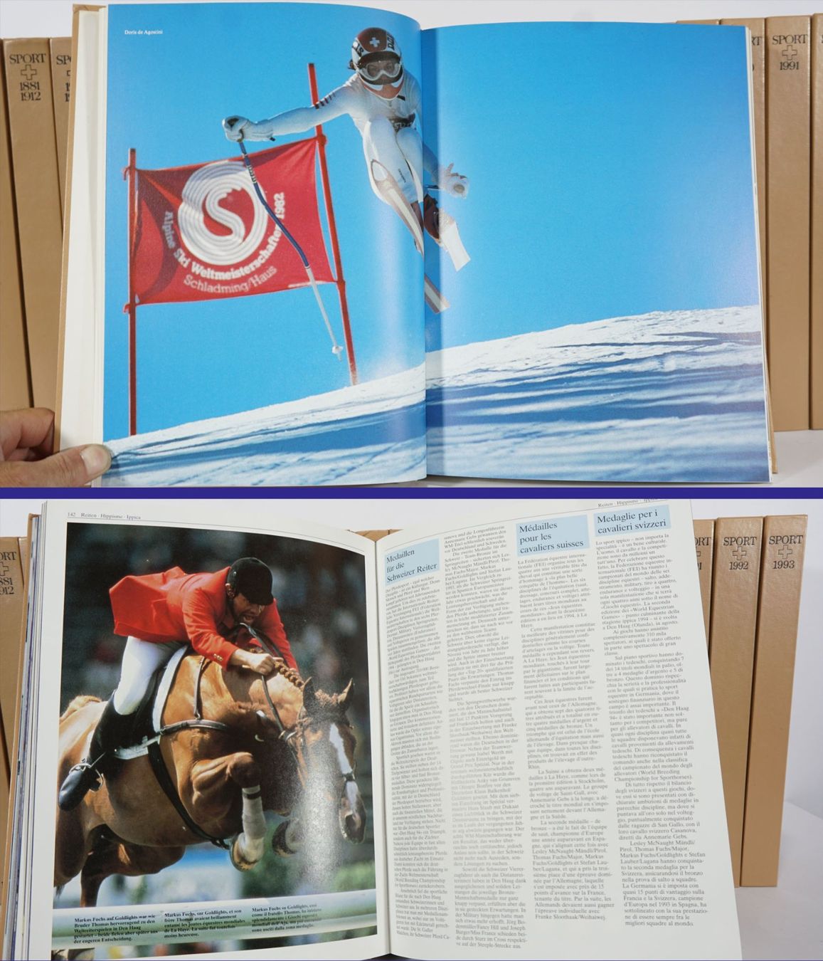 Libri: 22 Bände Sport Schweiz 1820-1994 – Usato da Meggen venduto da Brockitare 4