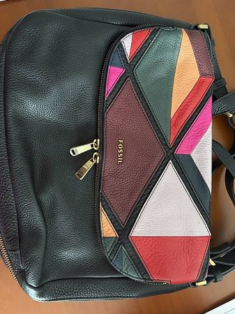 Leder Tasche Fossil 