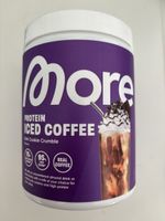 More Protein Iced Coffee Dark Cookie Crumble Pulver neu