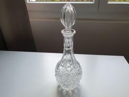 GESCHLIFFENE KLARGLAS KARAFFE