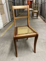 schöner antiker Stuhl Biedermeier Massivholz