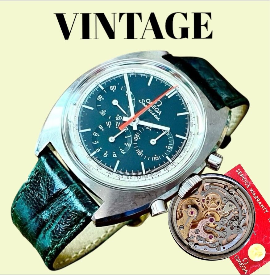 Omega Orologi: Omega Seamaster Vintage Chronograph – Usato da lyss venduto da Uhrenparadies