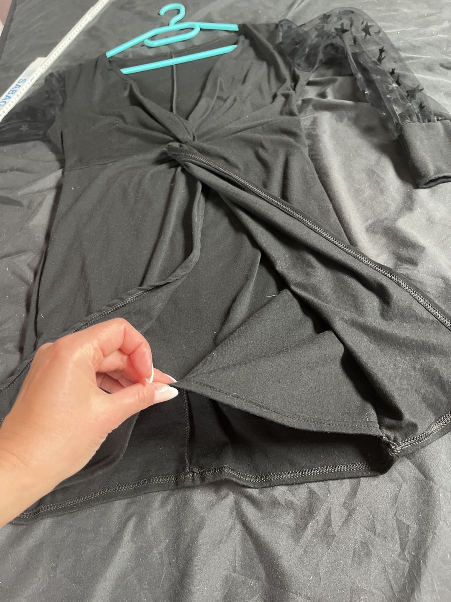 Vestiti: Schwarzes Kleid mit Sternärmeln Gr. S/M – Usato da Kaisten venduto da saleforfun 7