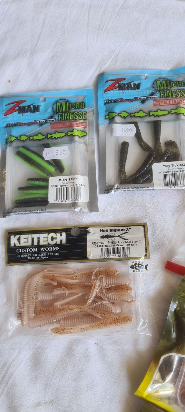 Keitech Köder: Egli-gummis – Gebraucht aus lyss von talis71 1