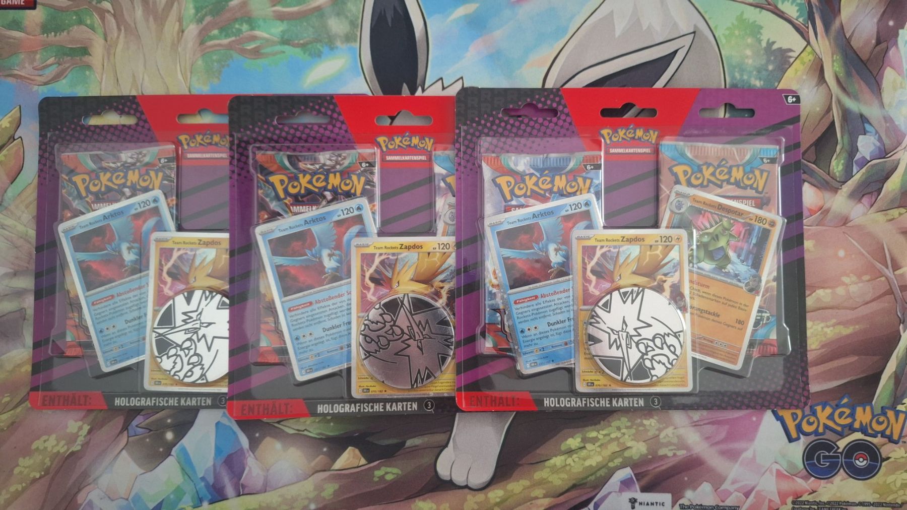 Pokémon Cartes à collectionner: 3x Enhanced 2-Pack Blister: Team Rocket's Deutsch – D'occasion à Naters par poketrade11