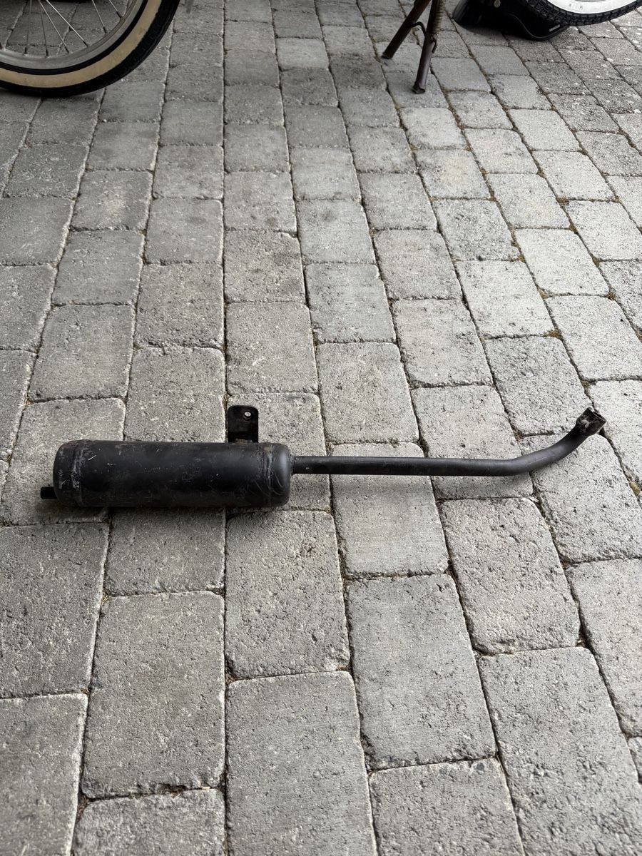 Piaggio Mofas: Piaggio ciao original auspuff – Gebraucht aus Oekingen von Zeichen64