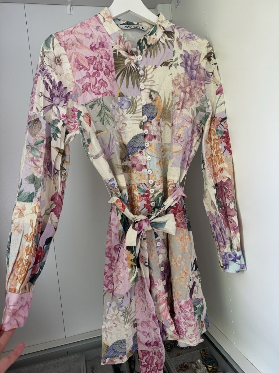 Zara Vestiti: ZARA Kleid patchwork floral Sommer Grösse M  – Usato da Zürich venduto da kat_t9m9 7