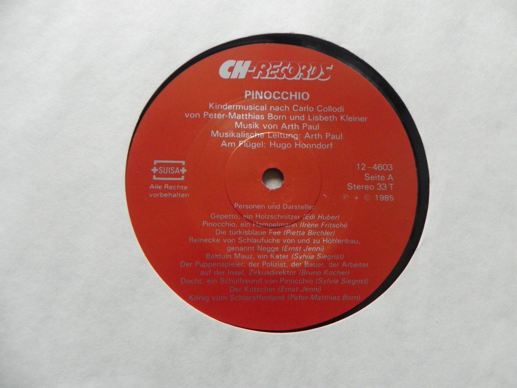 Dischi in vinile: LP Schweizer Mundart Musical Pinocchio – Usato da Siebnen venduto da krimsie 2