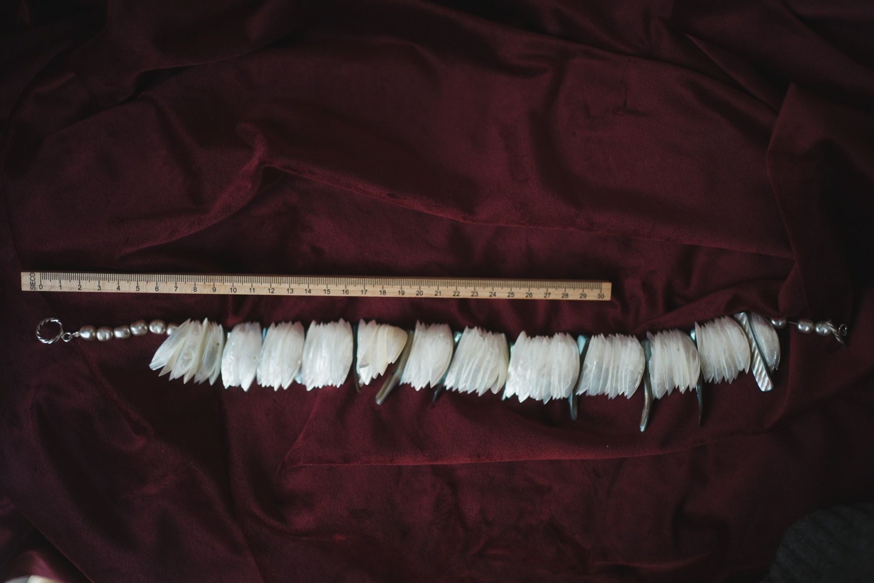 Catenine: Collier aus Perlmutt und Süsswasserperlen – Usato da Volketswil venduto da HeredisAntiques 6
