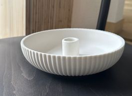 🟢 bougeoir assiette blanc style scandinave Kerzenhalter