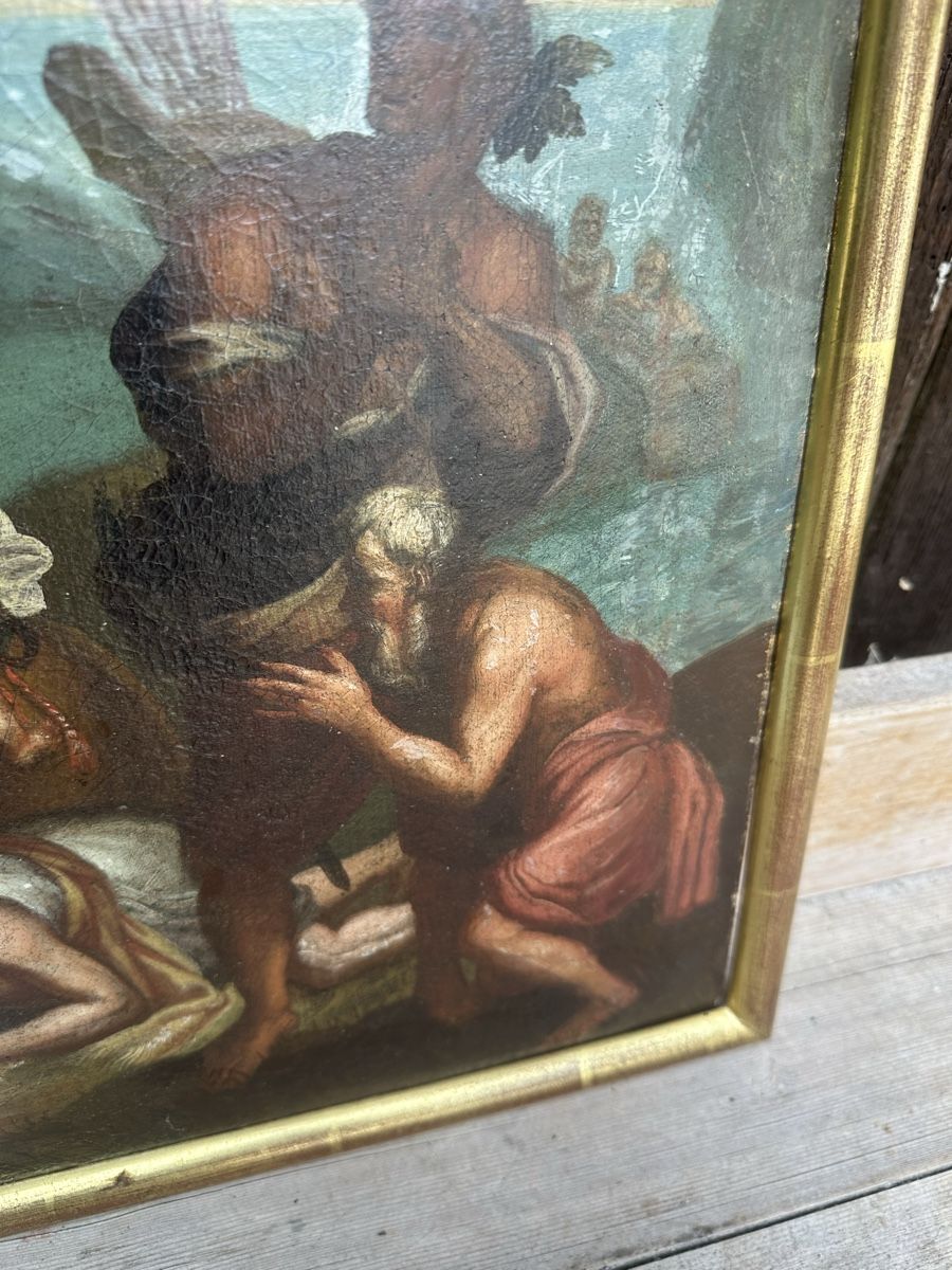 Tableaux: Wandbild Ölbild Christlich Rahmen  – D'occasion à Villmergen par Bezdupe 4