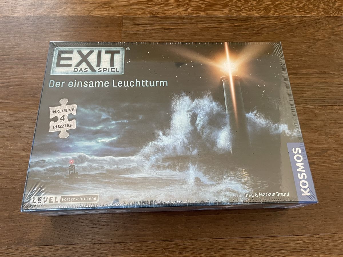 Kosmos Giochi: Exit Das Spiel: Der einsame Leuchtturm inkl. 4 Puzzles – Nuovo e nell'imballaggio originale da Zollikofen venduto da Prosecco7