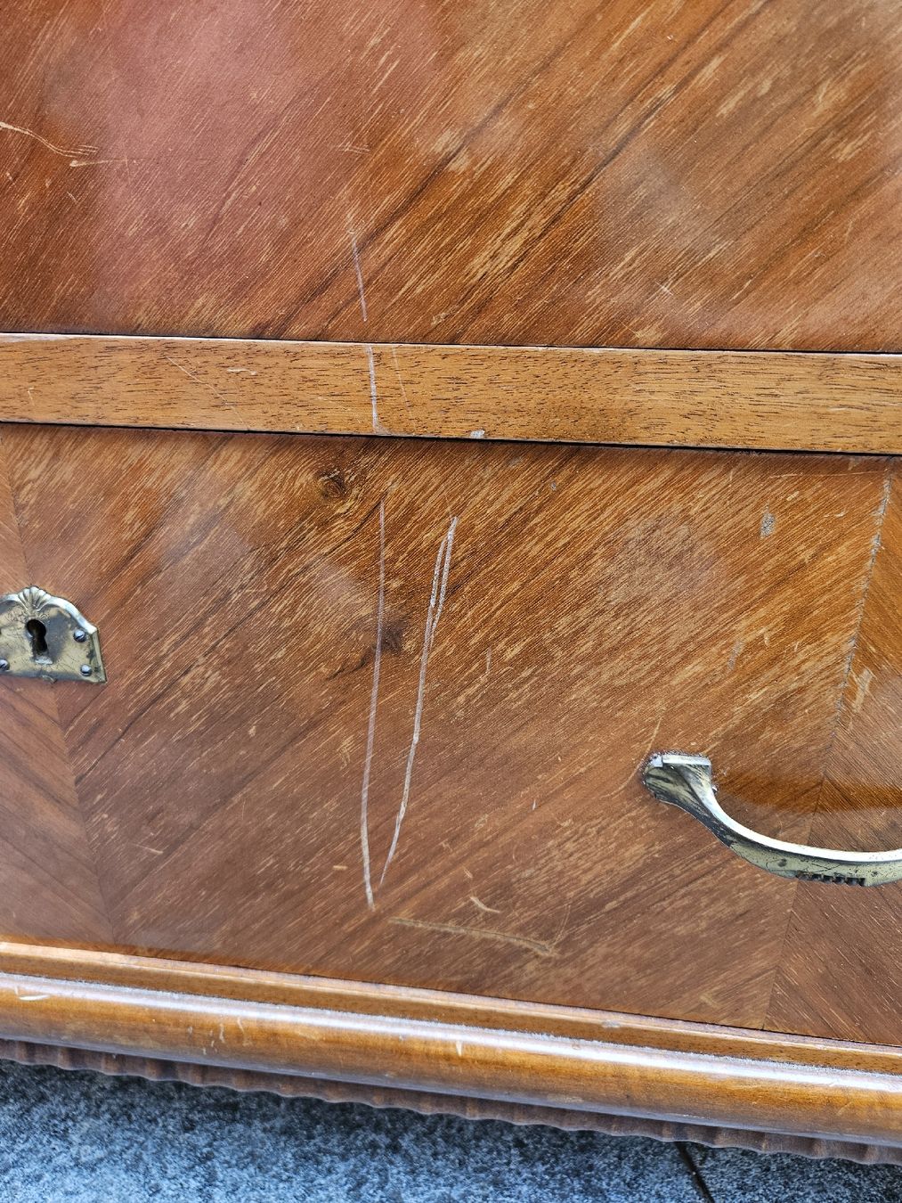 Commodes: schöne, antike Kommode mit Marmorplatte – D'occasion à Bussnang par IvaOli 5