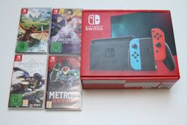 Nintendo Switch mit Spielen